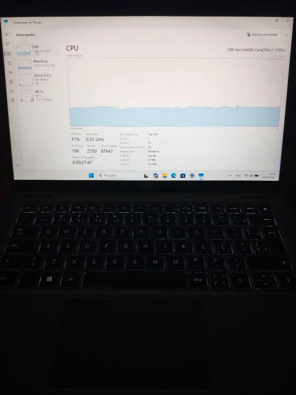 Notebook Dell i7 32gb 512ssd c/ placa de video - Foto 4