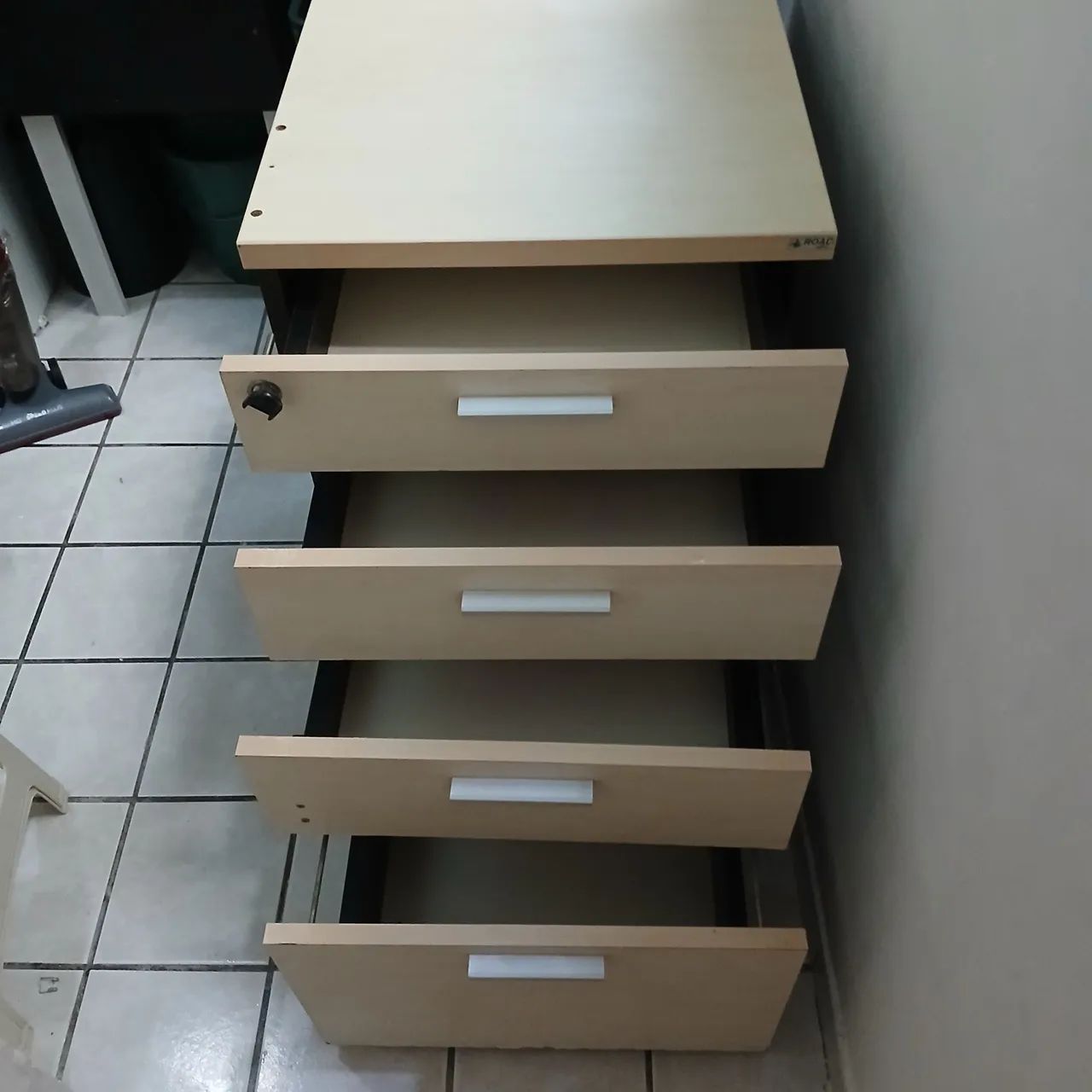 Gaveteiro organizador com chave - Foto 2