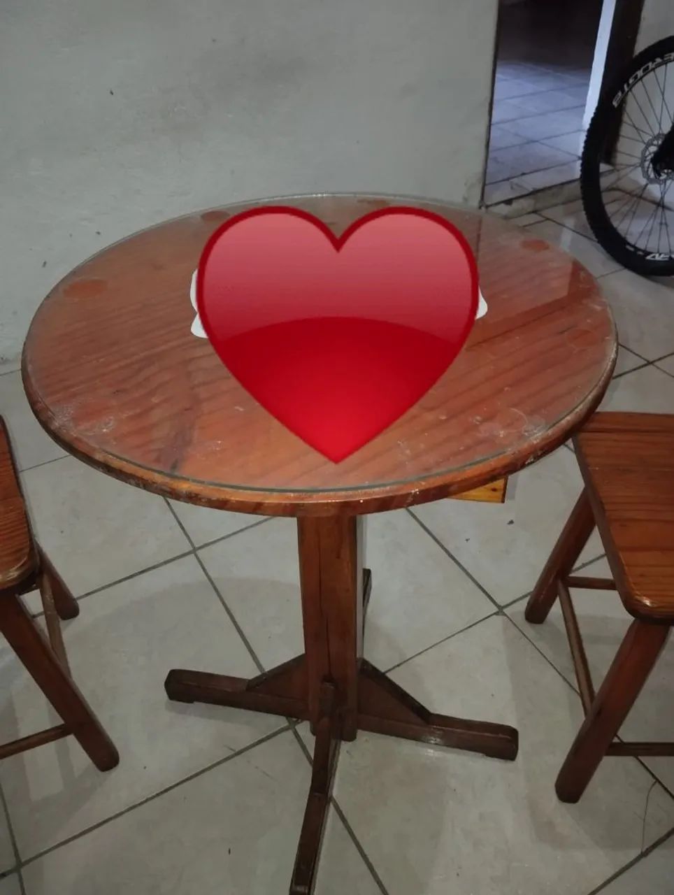 Conjunto de mesa bistrô 
