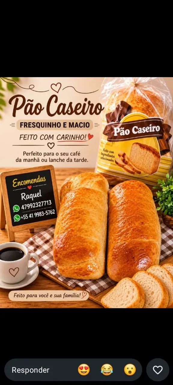 Pão caseiro 