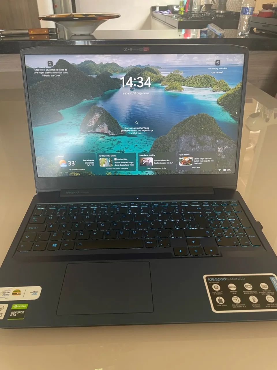 Notebook gamer Lenovo i3 gaming - Foto 5