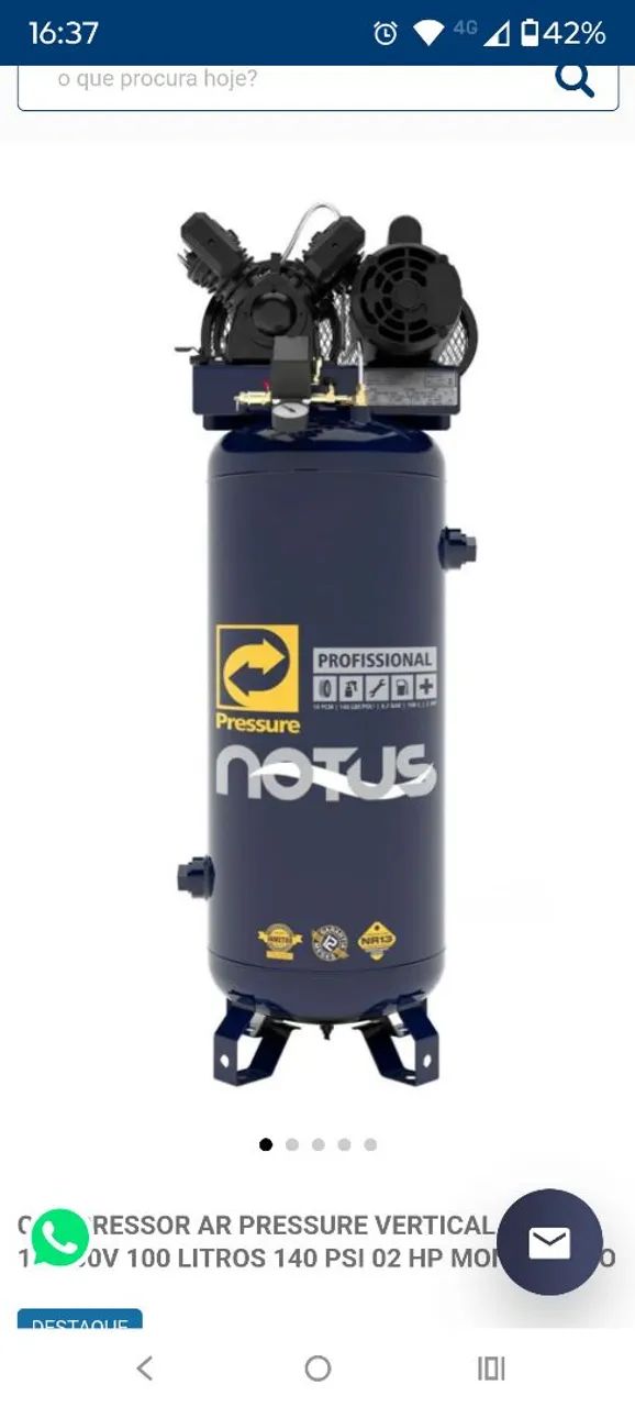 Compressor 5cv  20pes TRF  - Foto 2