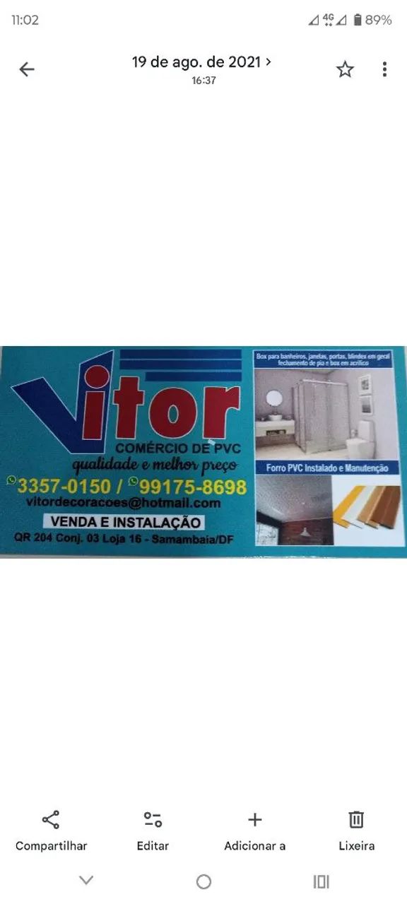 Forro PVC - Vidro temperado - Box - Janelas