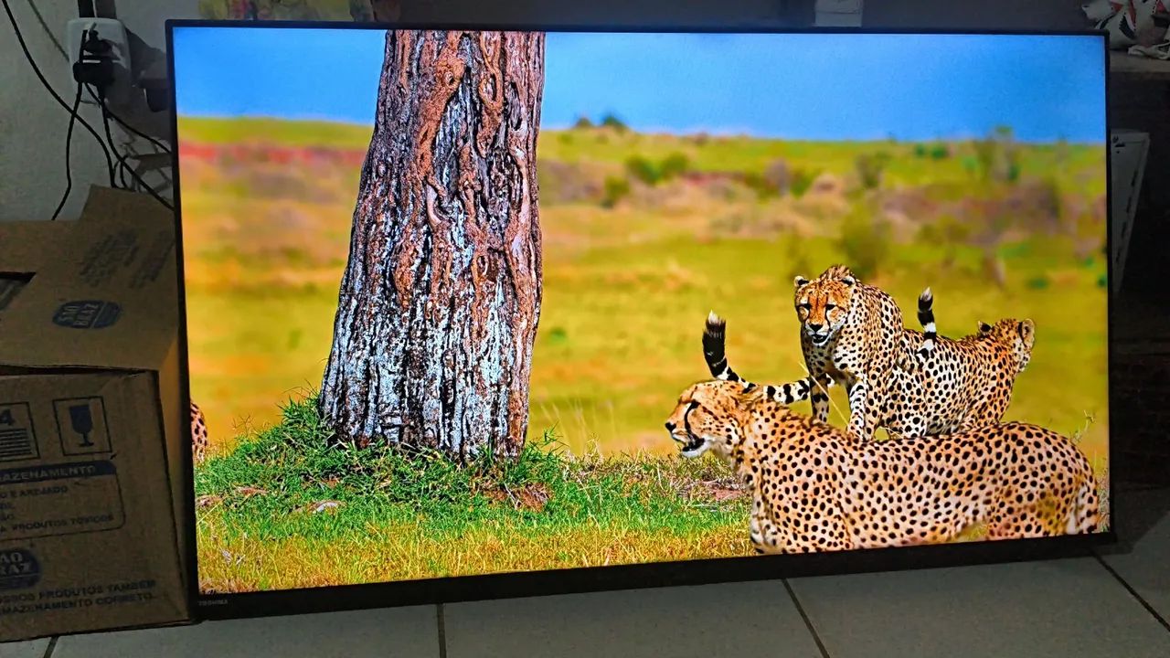 Tv Smart Toshiba 55 Polegadas 4k Ultra HD Completa Top de Verdade! - Foto 5