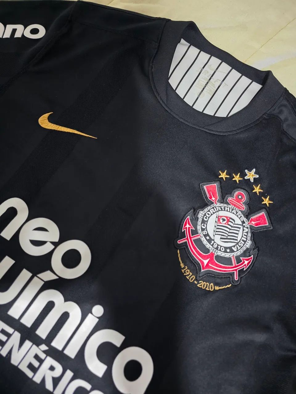 Camisa do Corinthians centenário 2010 Ronaldo 