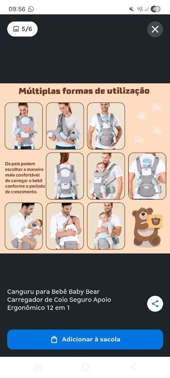 Canguru bebê - Foto 2