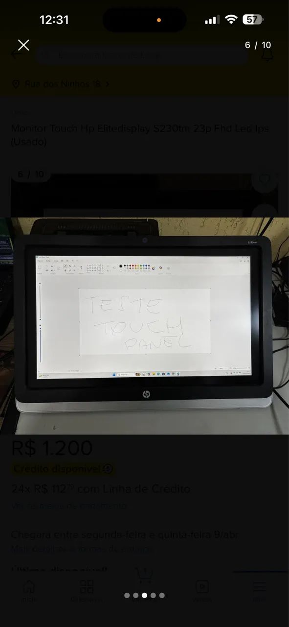 Monitor touch HP S230tm ELITEDISPLAY 23p FHD LED IPS - Foto 2