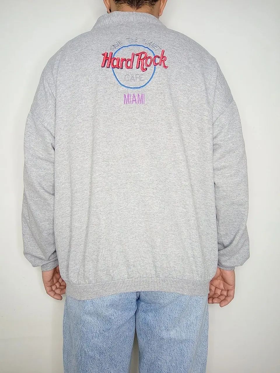 MOLETOM HARD ROCK VINTAGE CARDIGÃ  - Foto 4