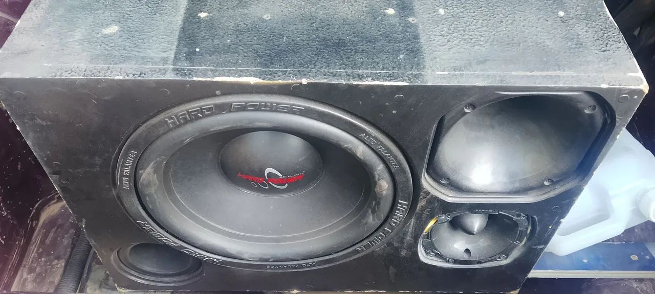 VENDO CAIXA DE SOM , COM HARD POWER DE 12 POLEGADAS  - Foto 3