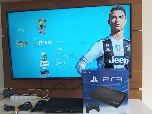 Playstation 3 Super Slim 500GB desbloqueado cheio de jogos!  - Foto 4