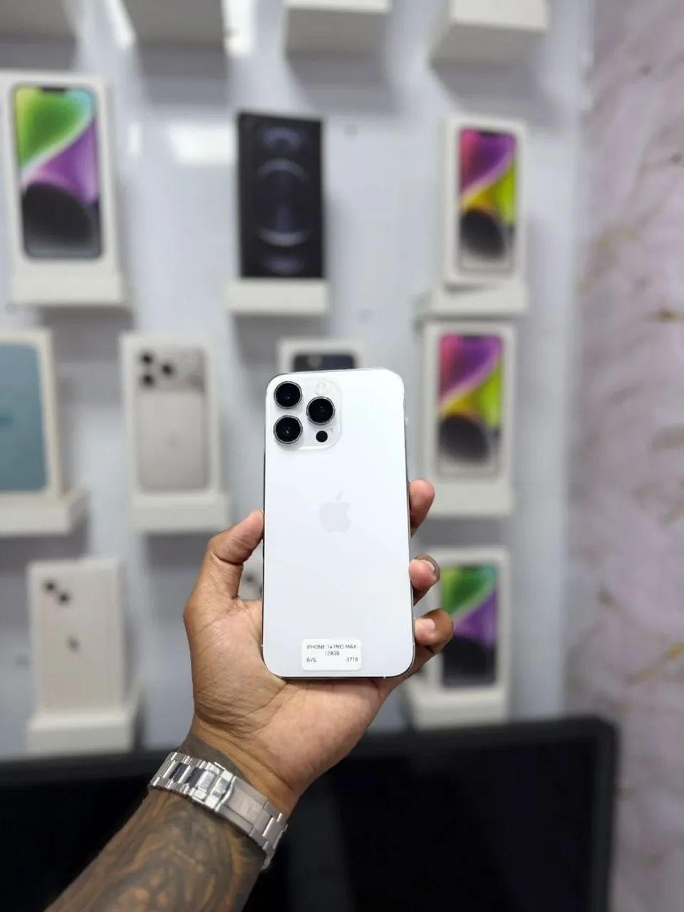 IPHONE 14 PRO MAX 128GB SIKVER<br>R$ 3.599,00
