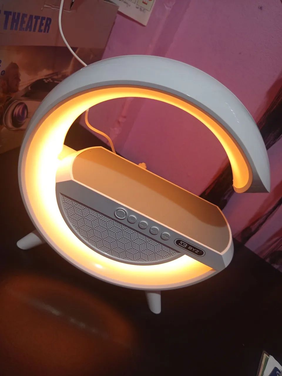 Caixa de som Bluetooth e luminária - Foto 2