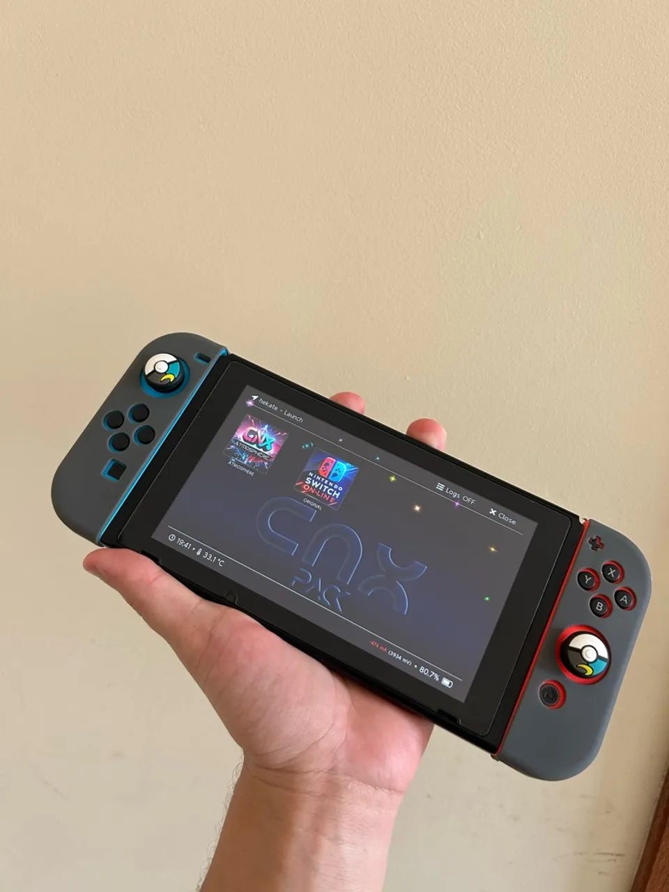 Nintendo Switch V1 - Desbloqueado - Completo com Caixa - Foto 4