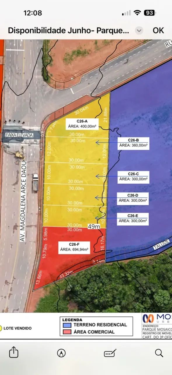 Lote Coml 694,94 M² Pq. Mosaico - Foto 2