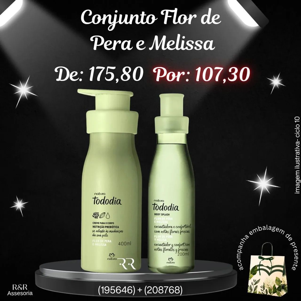 Kit hidratante com body splash  - Foto 2