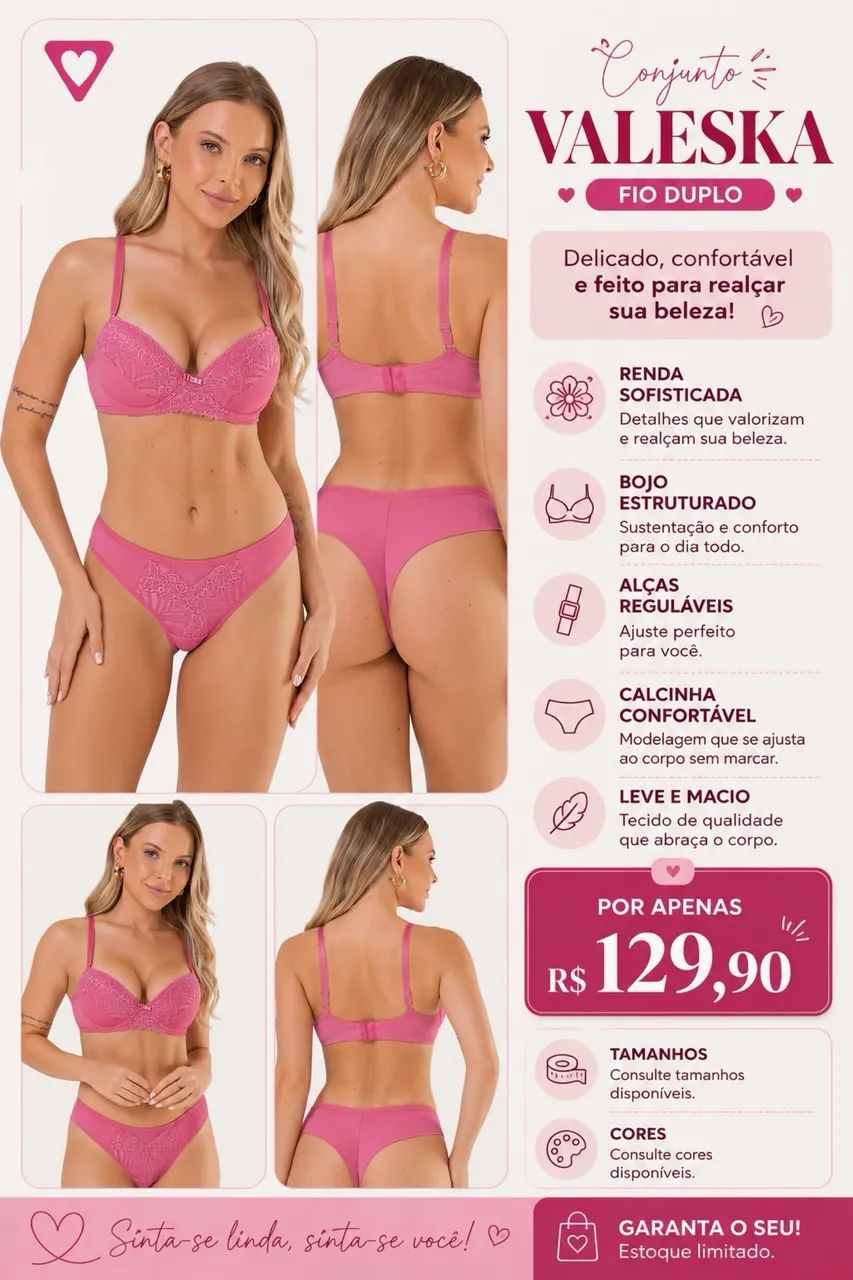 Lingerie Variadas e conforto  - Foto 5