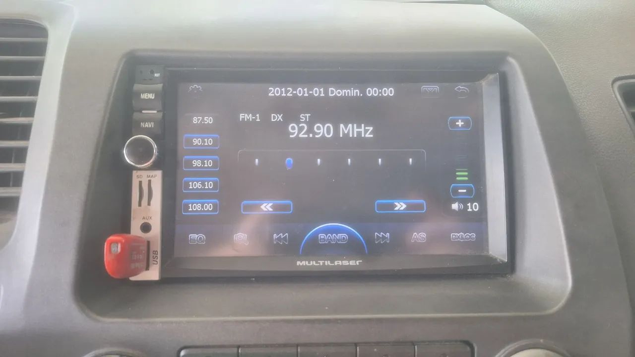 Multimidia 7 polegadas com TV rádio Bluetooth gps e usb