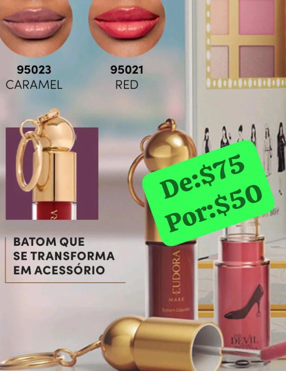 Batons Eudora e Boticário  - Foto 5