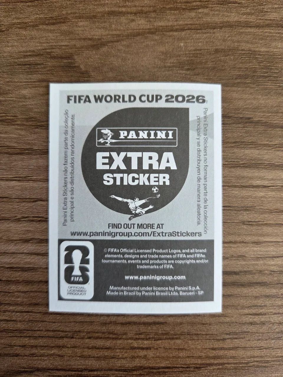 Figurinha Extra Mbappe Ouro - Copa 2026 - Foto 2