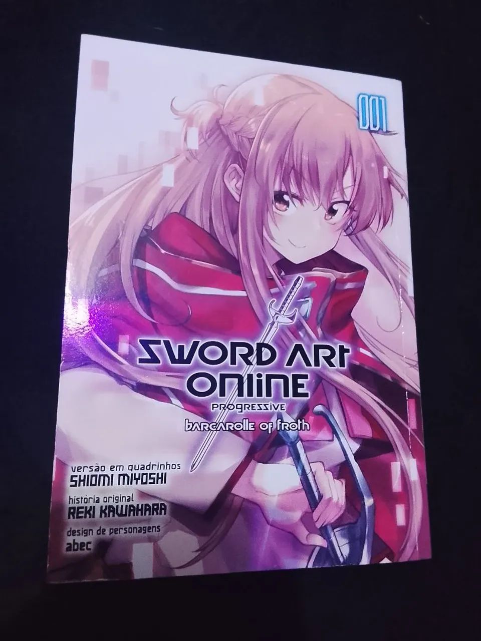 Sword art on LINE mangá com marca paginas