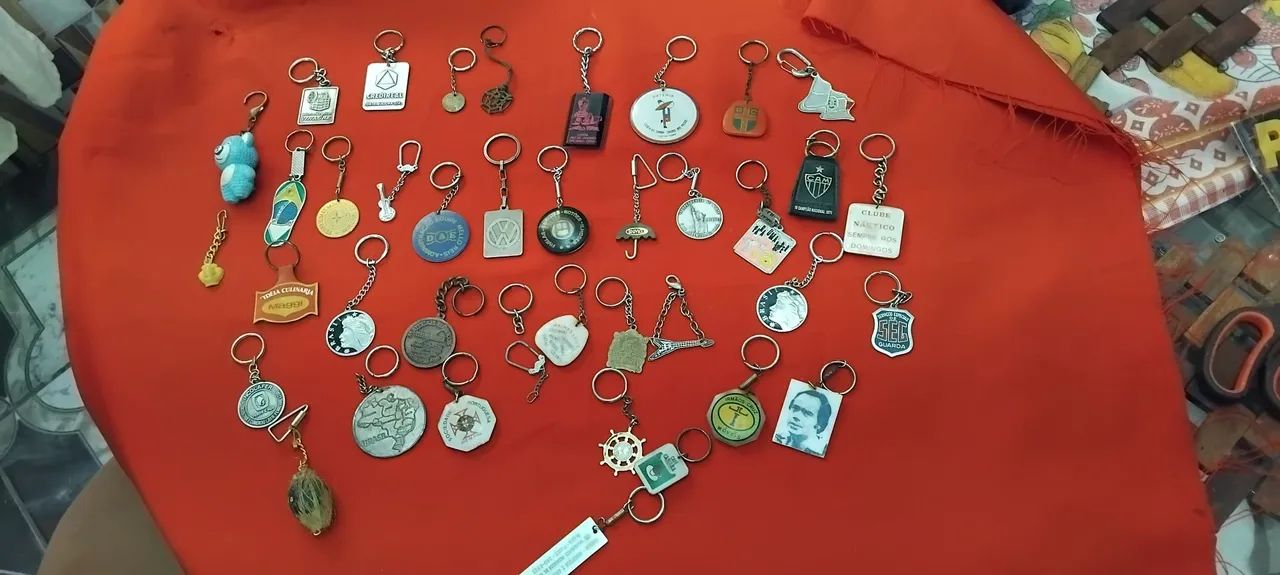 Coleção chaveiros antigos