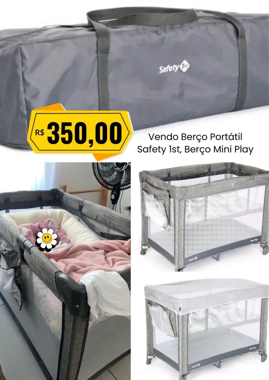 BERÇO PORTÁTIL SAFETY 1ST - Foto 4