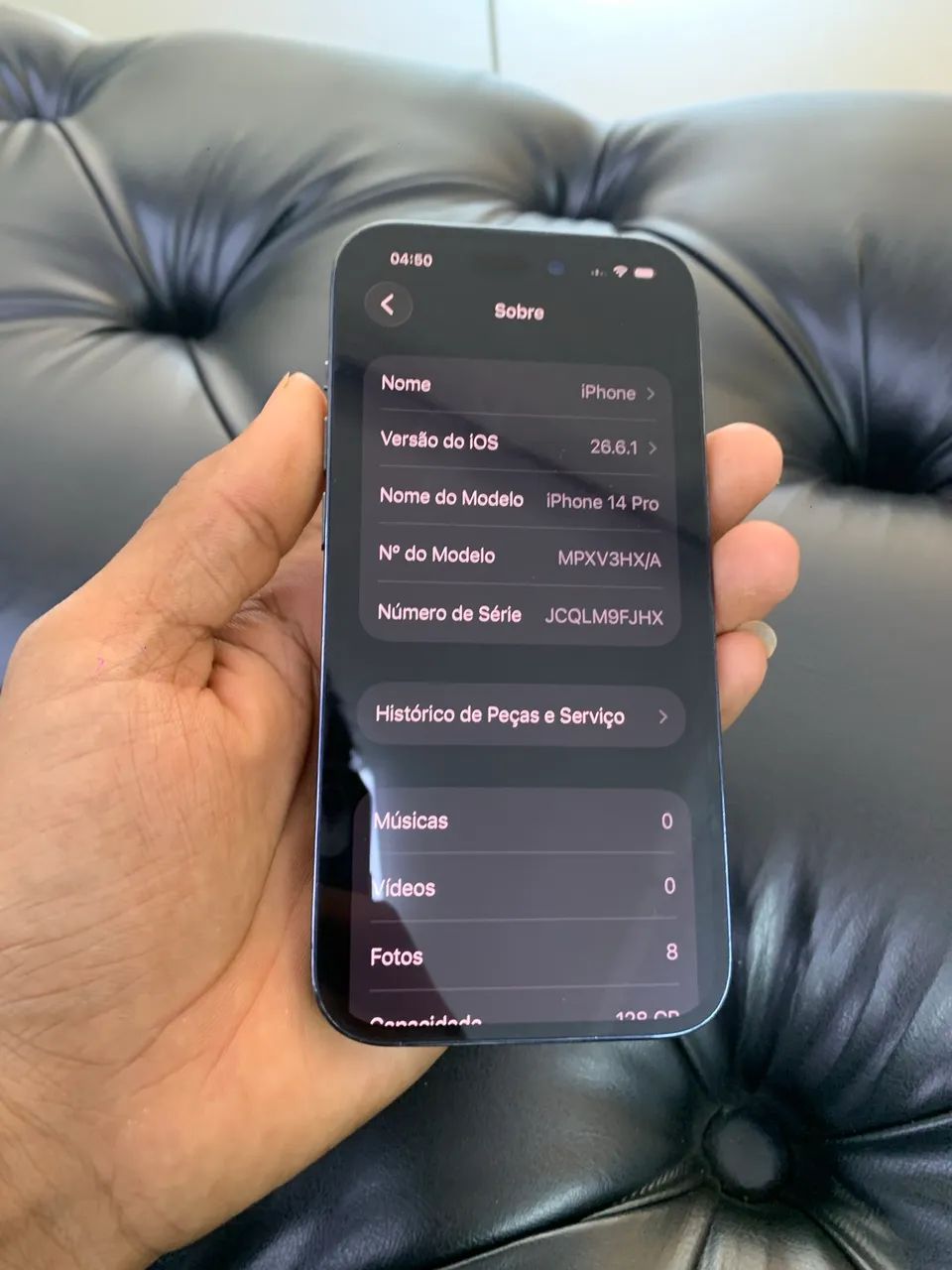 IPHONE 14 PRO EM OTIMO ESTADO, COM 128 GIGAS E FACE ID FUNCIONANDO  - Foto 2