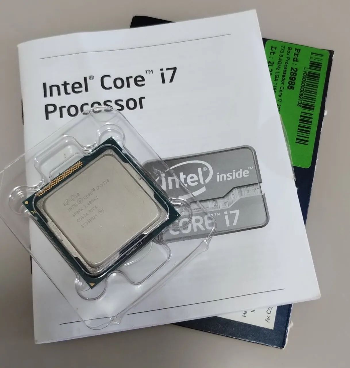 CPU Intel core i7 3770 - Foto 2