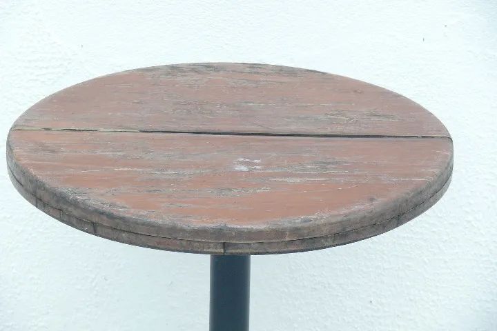 Mesa de madeira e ferro LEIA o anúncio - Foto 4