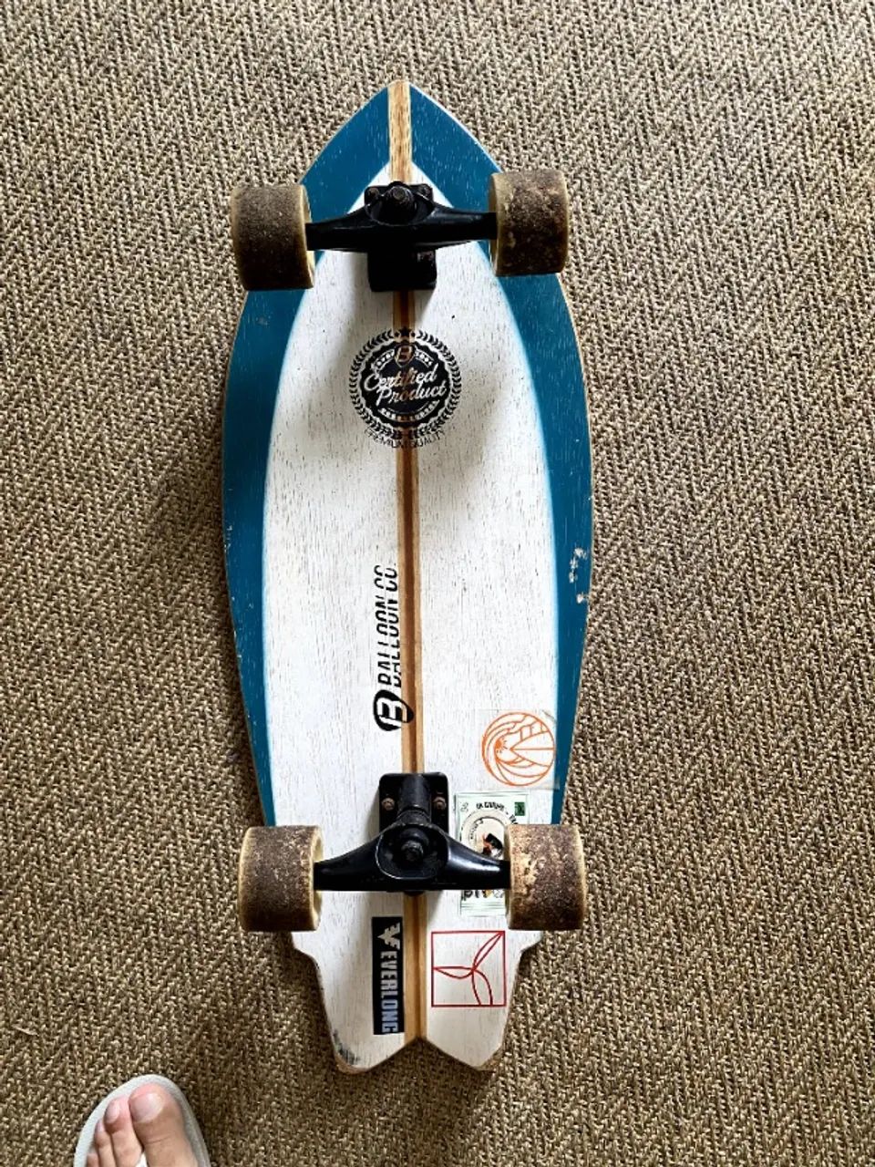 Skate Simulador de Surf VINTAGE Balloon Co - Foto 2