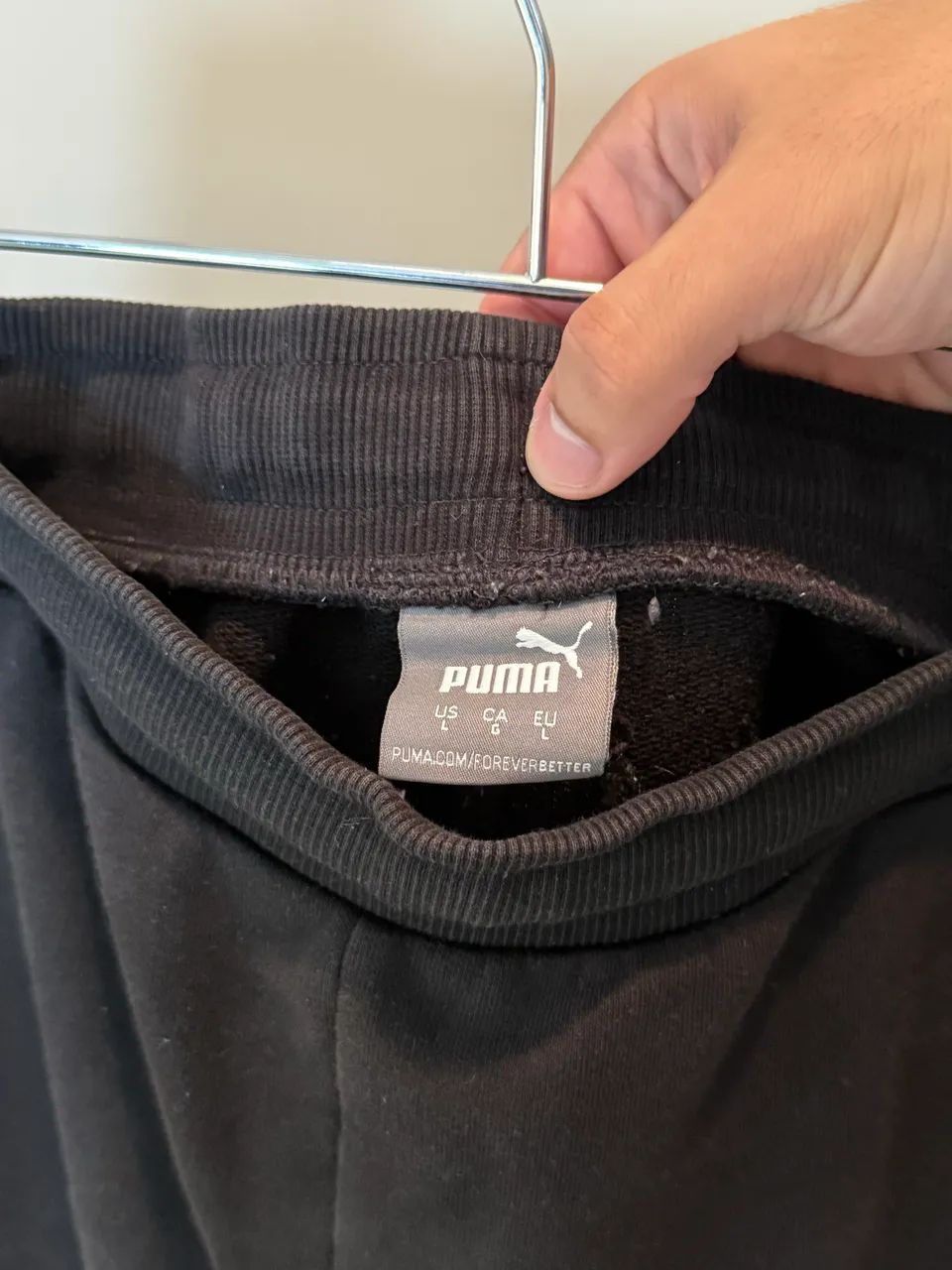 Short de Moletom Puma Preto G - Foto 3