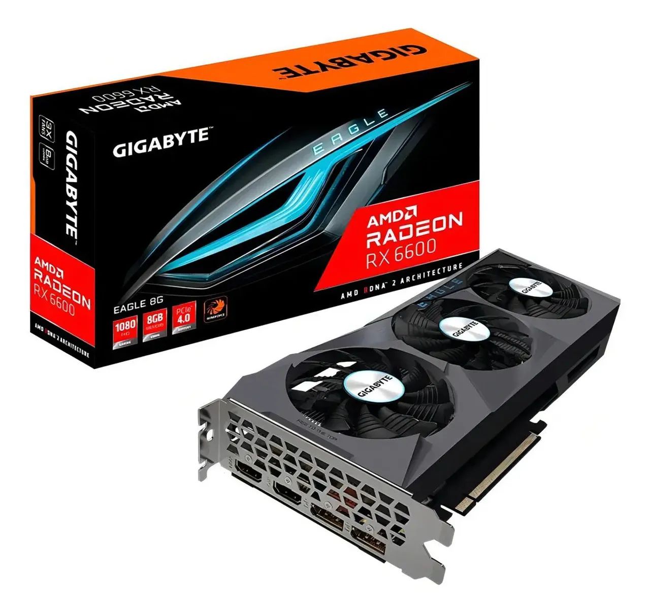 Gigabyte RX 6600 Eagle 8GB - Excelente Estado