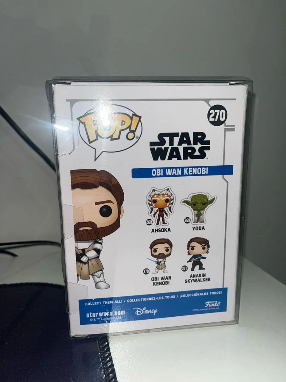 Funko pop star wars obi wan kenobi 270 com case protetora  - Foto 4