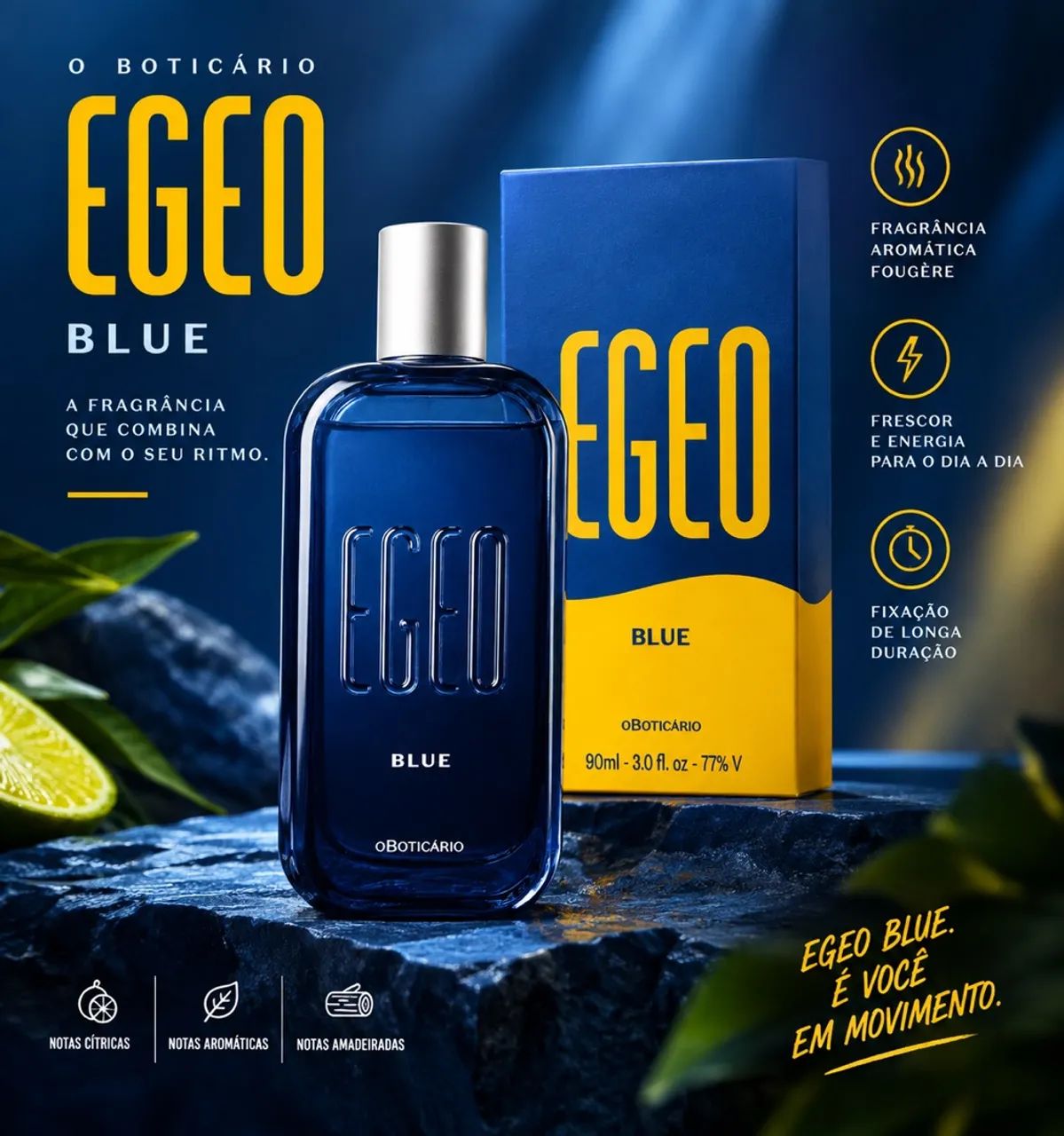 EGEO BLUE 90ml Boticário 