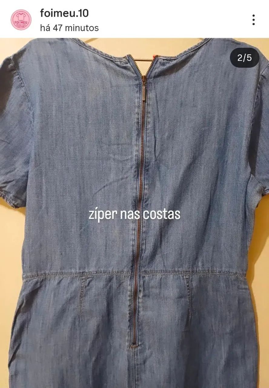 Vestido Damyller  (Jeans liocel) - Foto 2