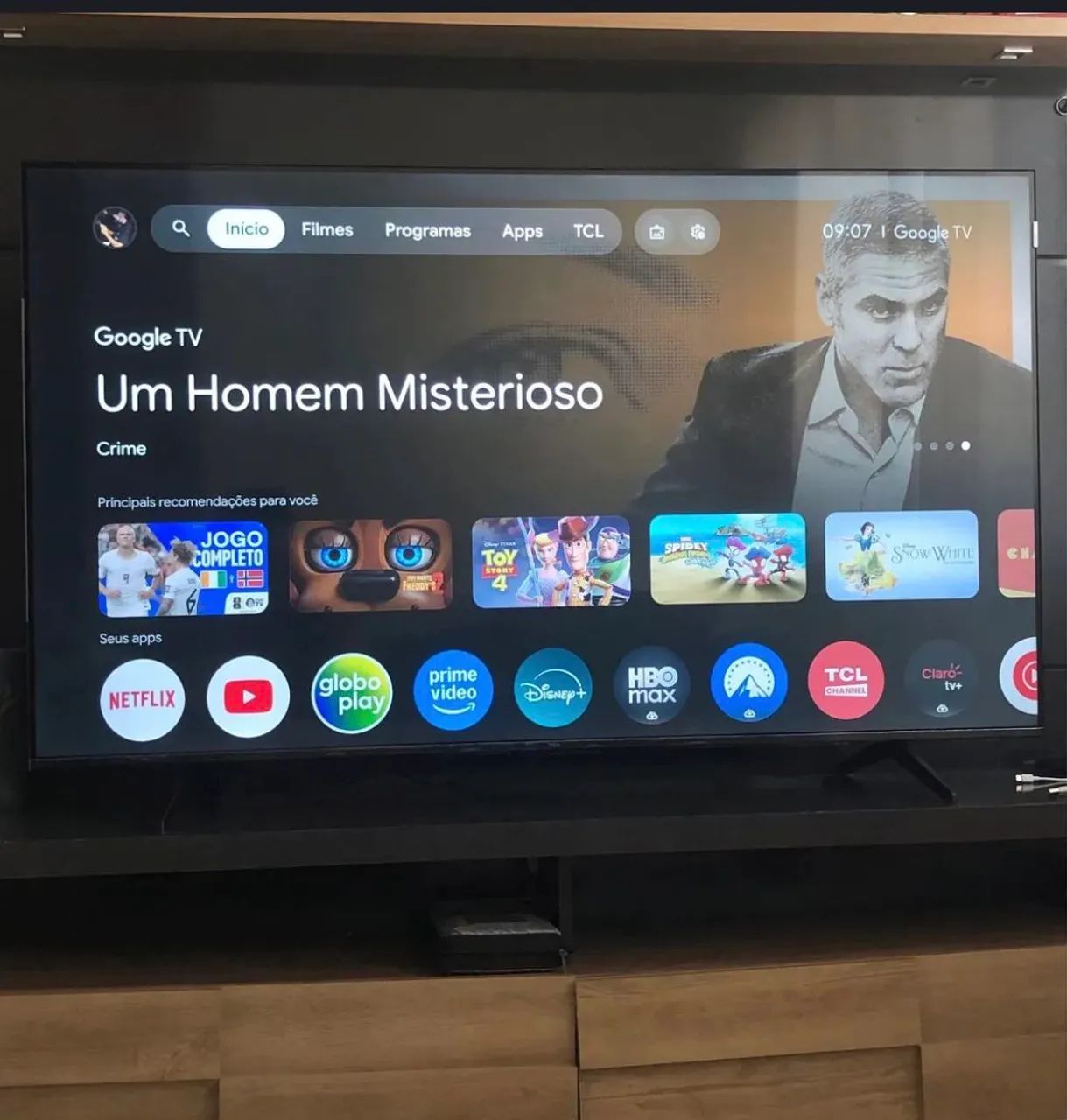 TCL Qled 55 4k zerada 