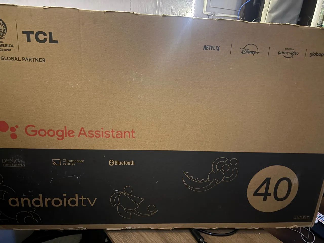 Tv 40 polegadas Android nova funcionando perfeitamente com tudo  - Foto 2