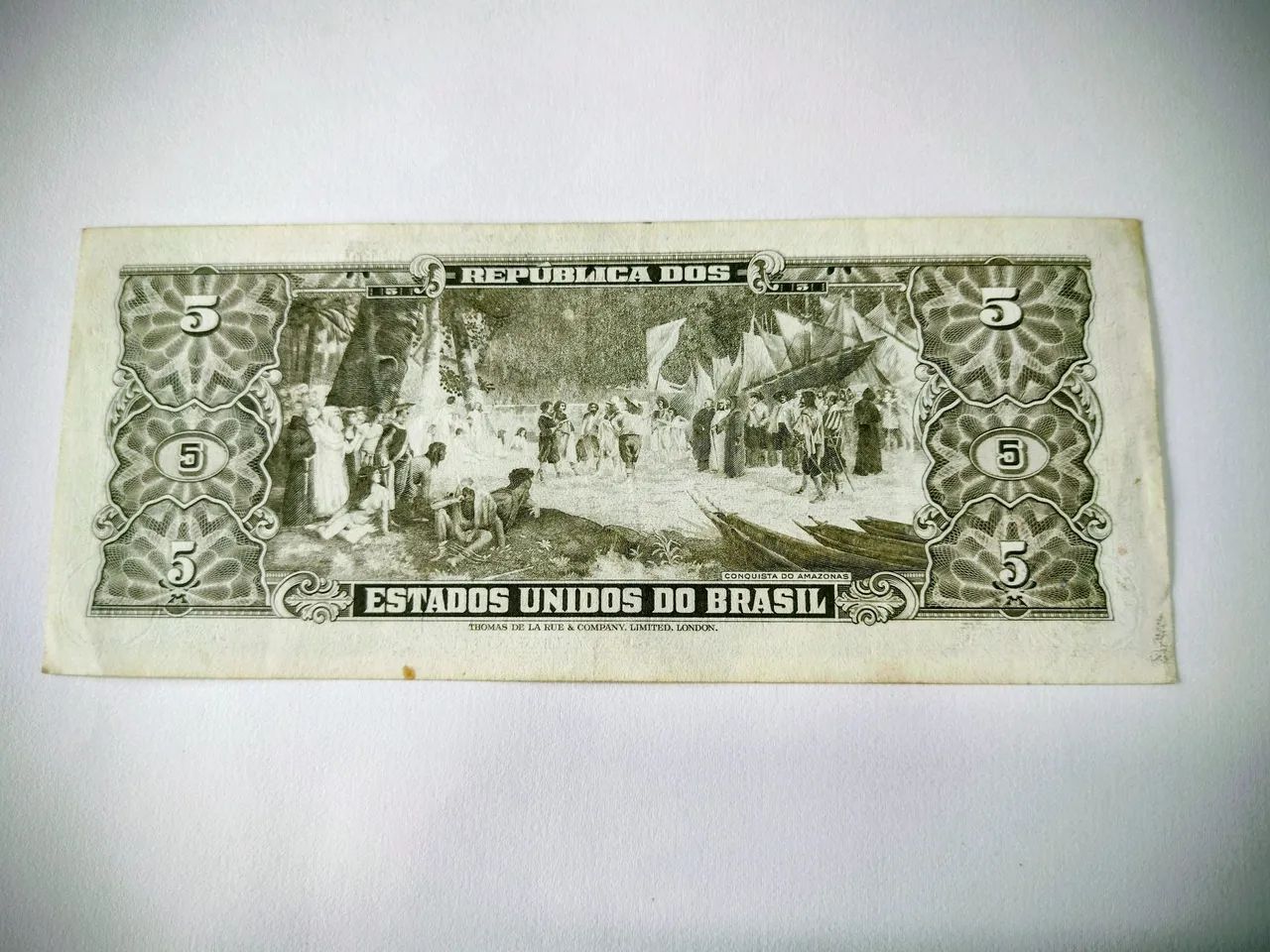 Cédula 5 cruzeiros  - Foto 2