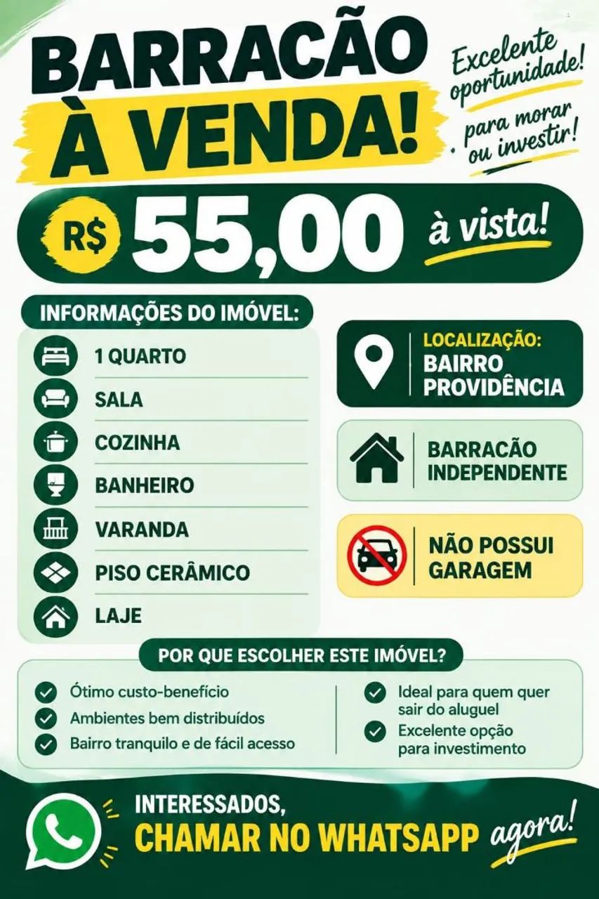 Vendo Barracão 