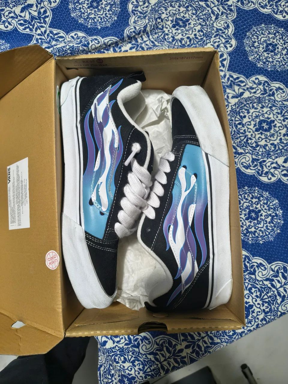 Vans knu skool Flames usado 3x