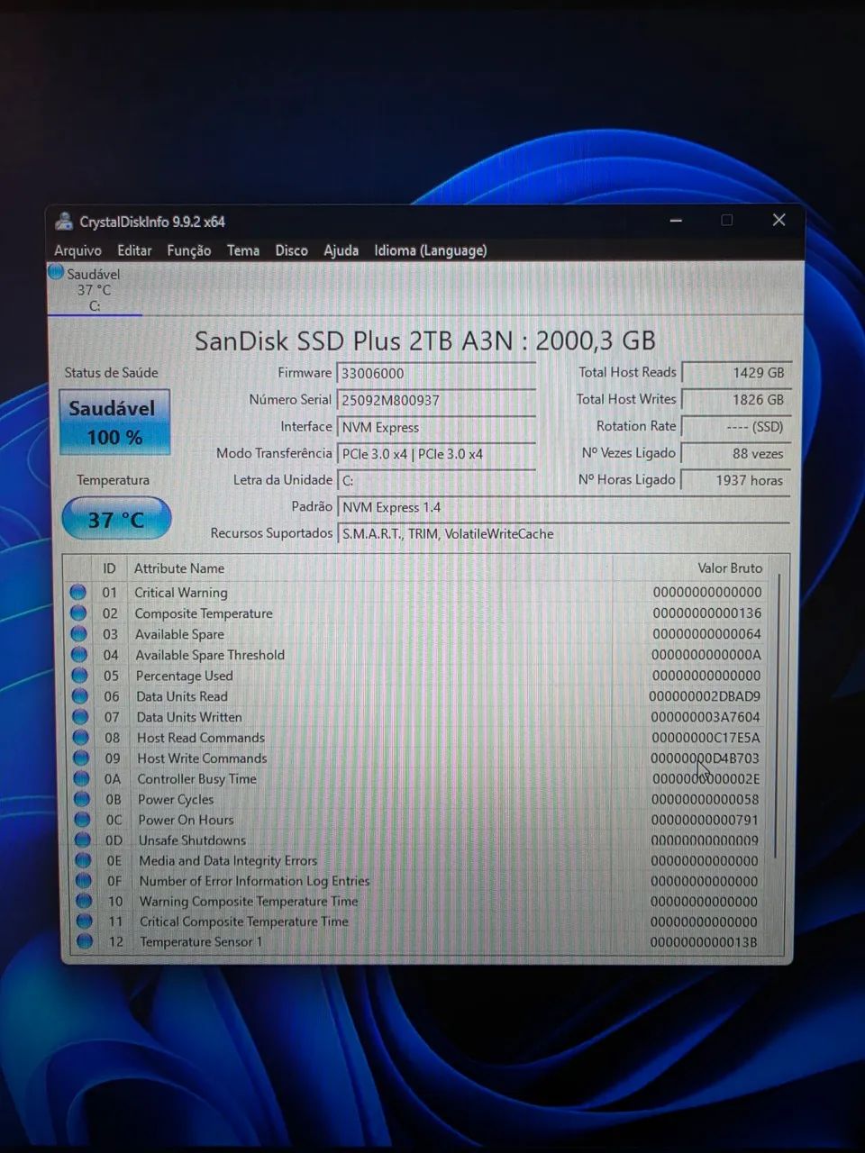 SSD NVME 2TB SANDISK PLUS NOVO ORIGINAL - Foto 3