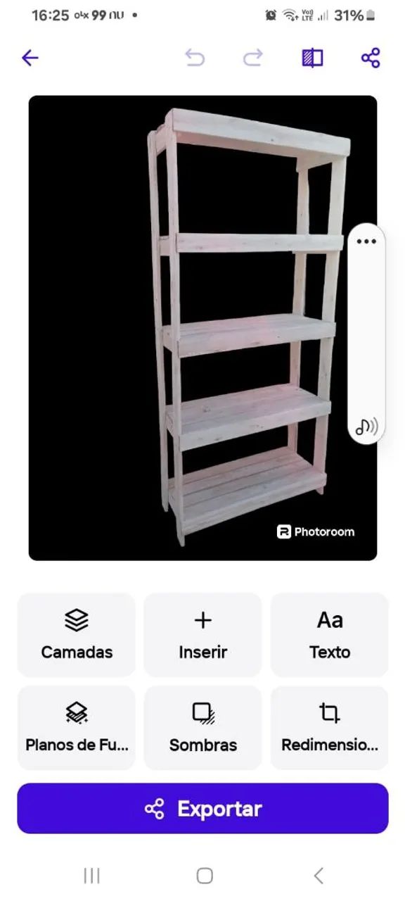 Estante de palite 