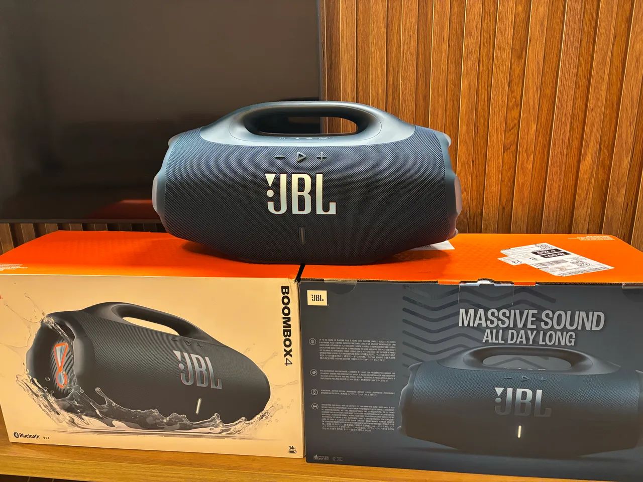 JBL BOOMBOX 4 ORIGINAL AZUL | NOVA E LACRADA  - Foto 4