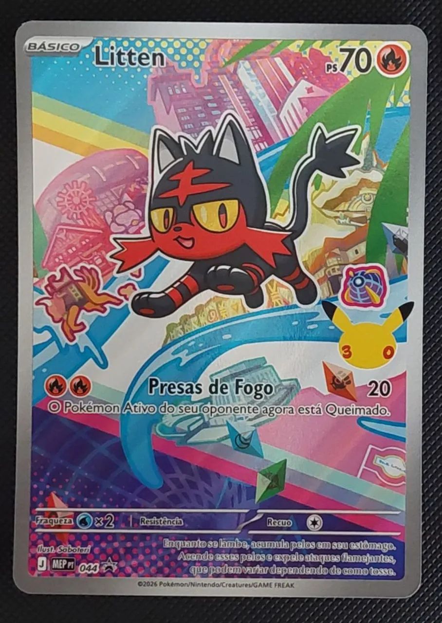 Cards Pokémon - Trio Inicial de Alola - Foto 3