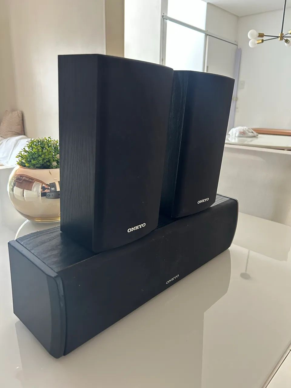 Caixas onkyo home teatcher 