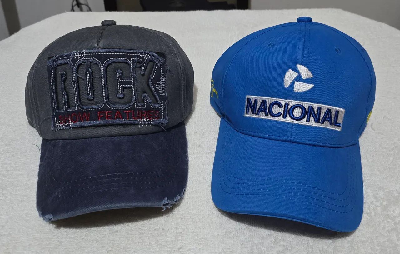 Bonés do Rock e Ayrton Senna 