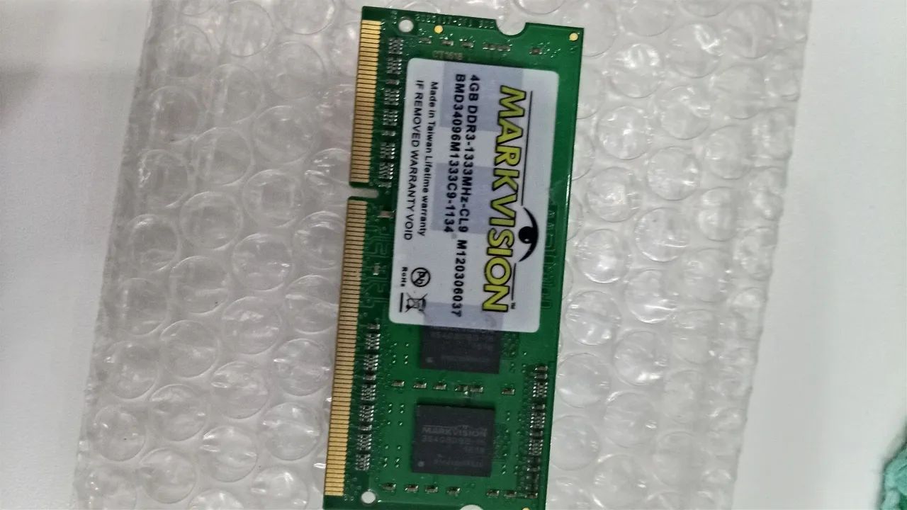 Memória 4g ddr3 notebook 