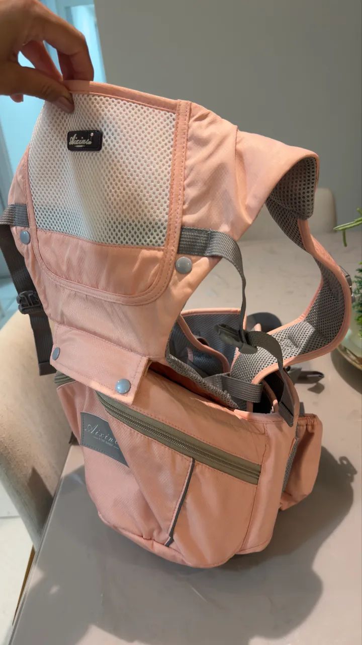 CANGURU Ergonômico para Bebê (Rosa)