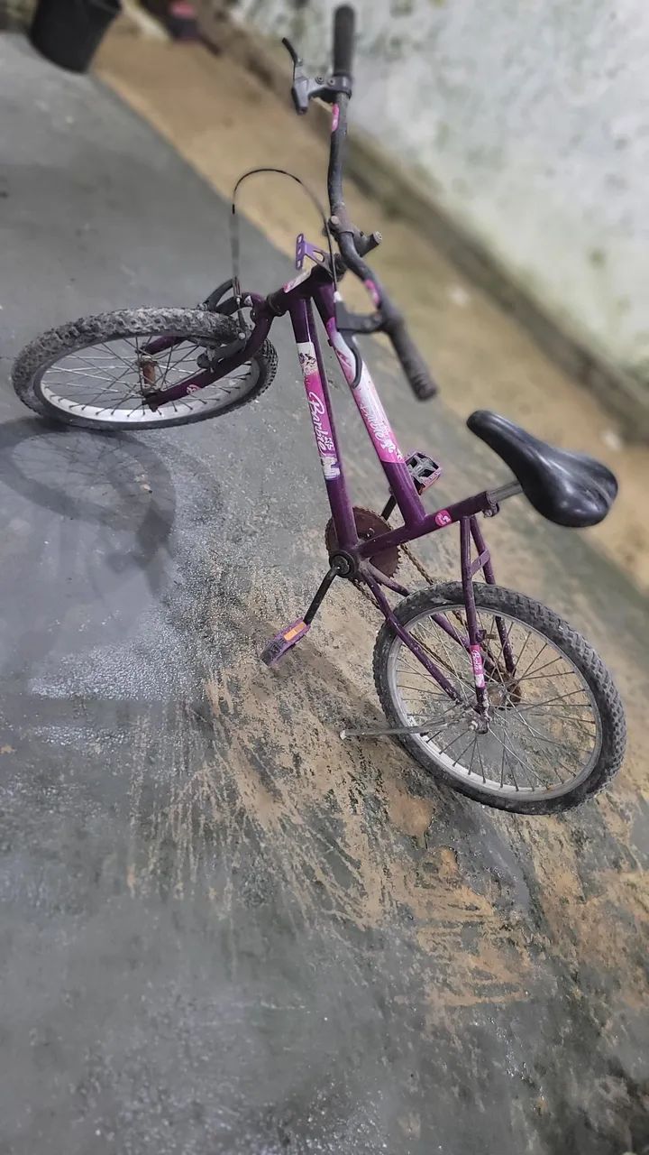 Bicicleta infantil Aro 20 (cor roxa) - Foto 2