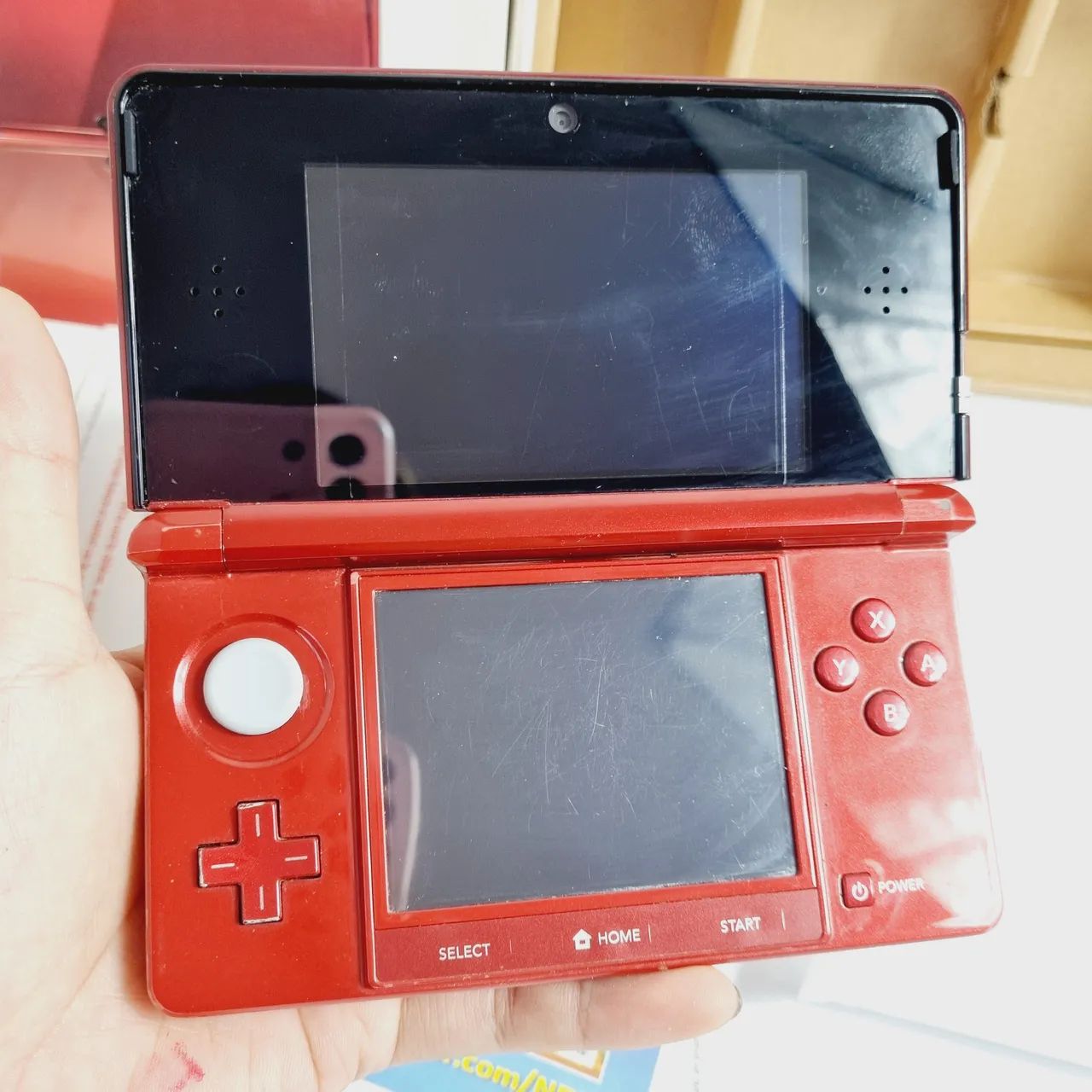 504- CONSOLE NINTENDO 3DS OLD RED ( VERMELHO) - Foto 2